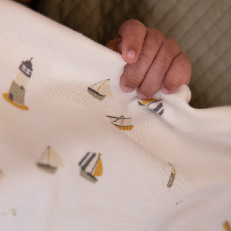 Little Dutch Tengerész fehér baba textil kollekció - littledutch-hungary.hu